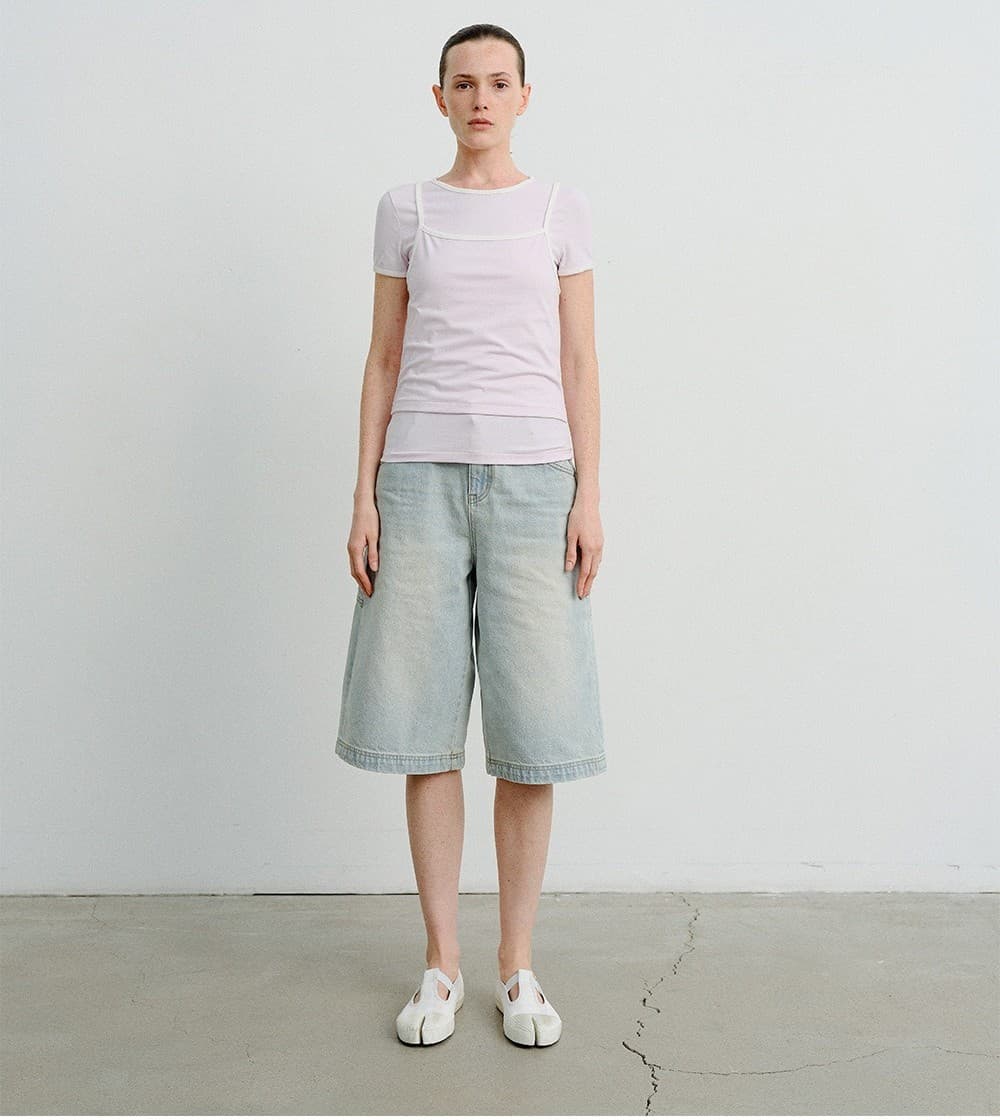 TVR HALF SLEEVE LAYERED TOP_LAVENDER — vue 7