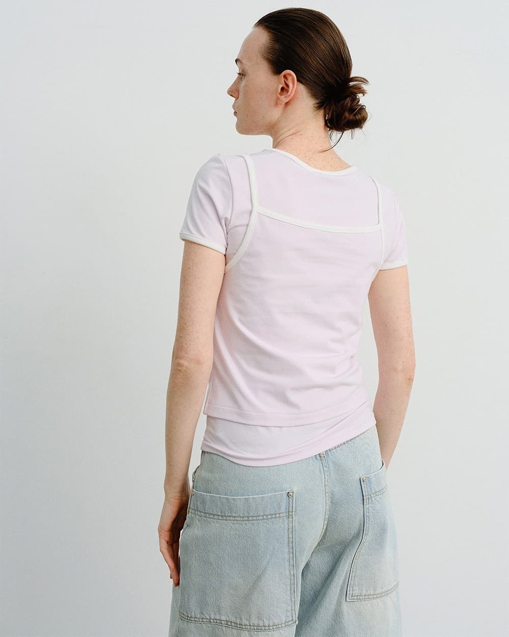 TVR HALF SLEEVE LAYERED TOP_LAVENDER — vue 10