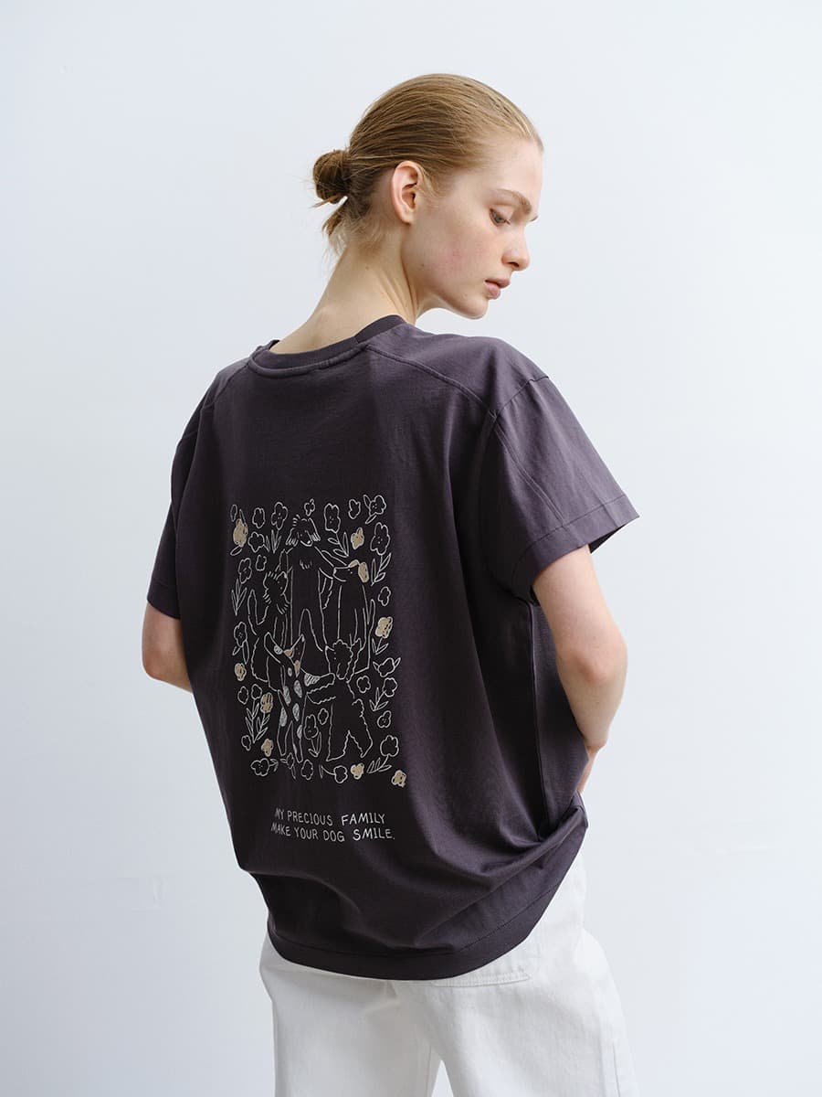 TVR DOG SMILE TOP_CHARCOAL — vue 2
