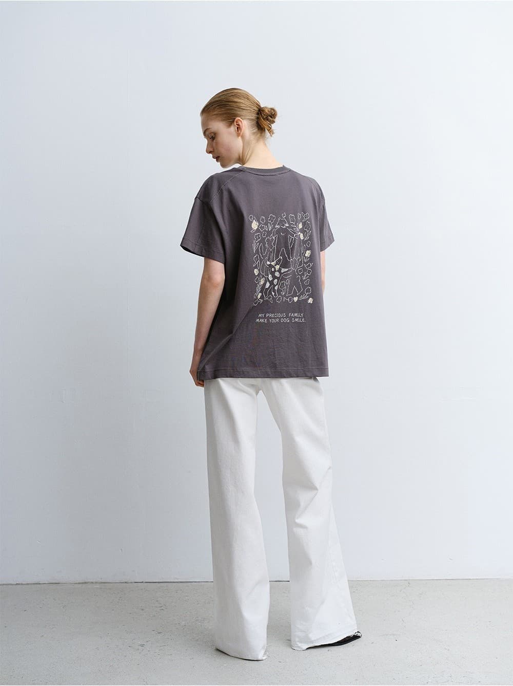TVR DOG SMILE TOP_CHARCOAL — vue 6