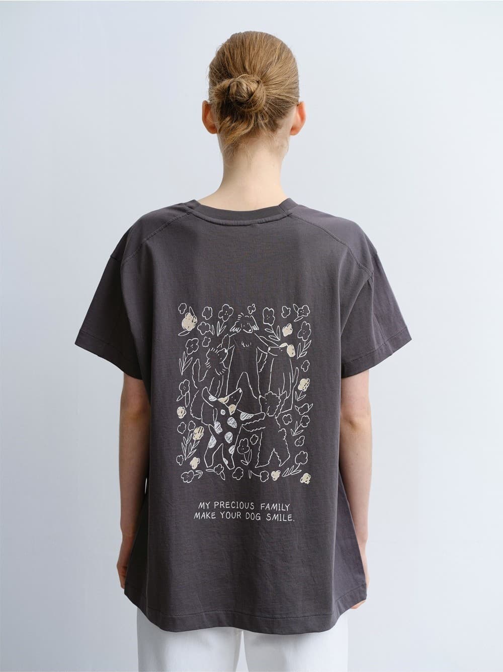 TVR DOG SMILE TOP_CHARCOAL — vue 8