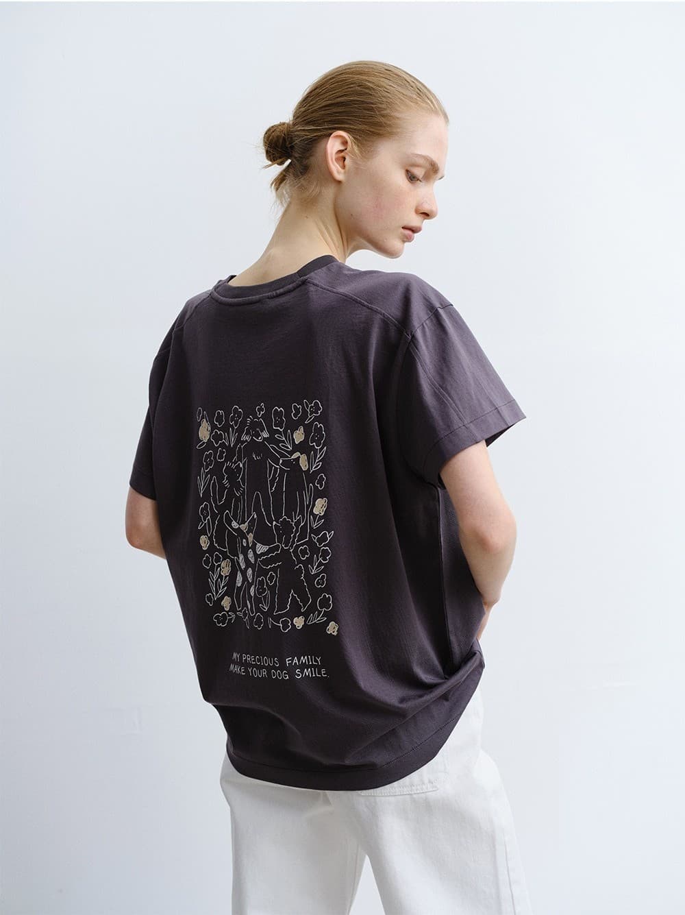 TVR DOG SMILE TOP_CHARCOAL — vue 11
