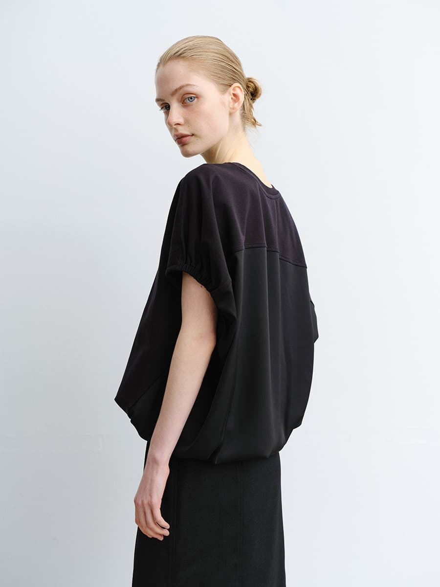 TVR VOLUME SATIN STRING TOP_BLACK — vue 2