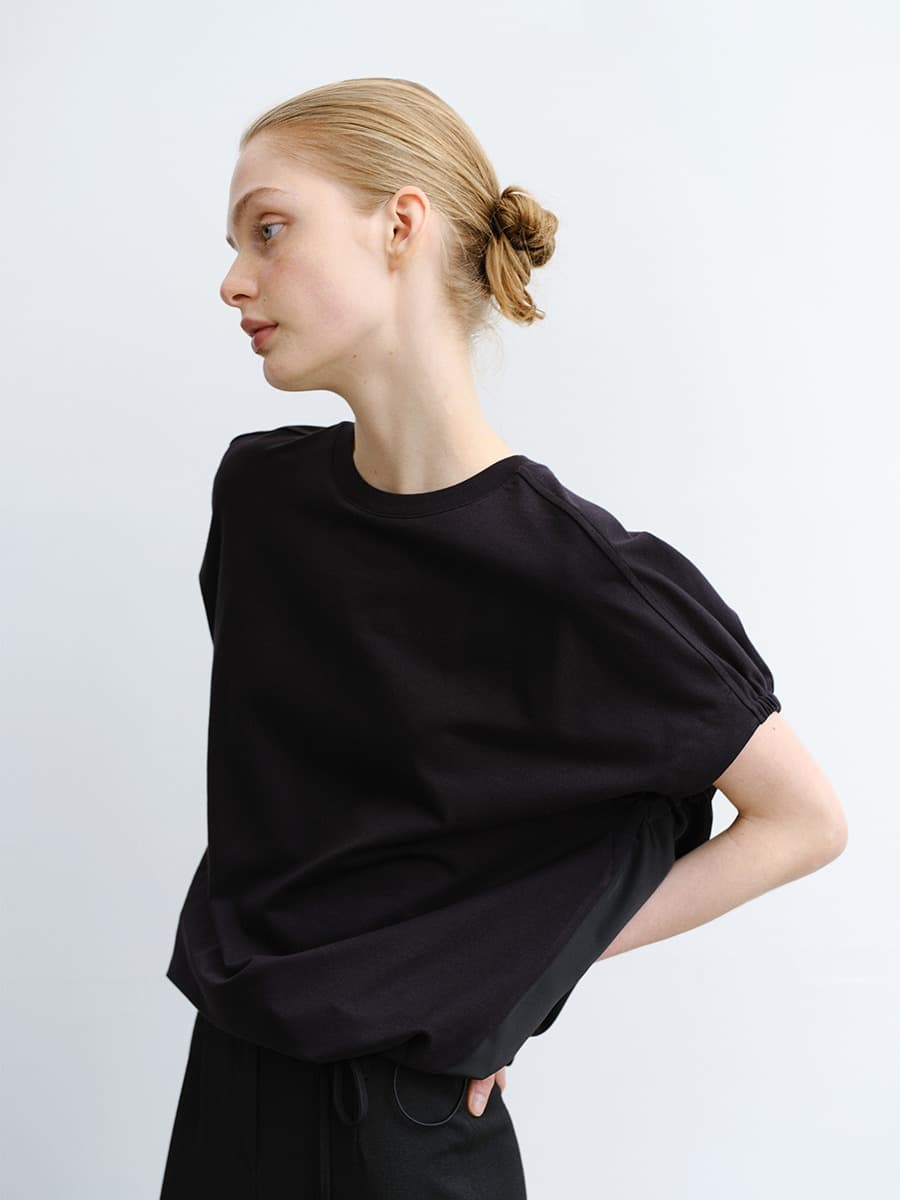 TVR VOLUME SATIN STRING TOP_BLACK — vue 4