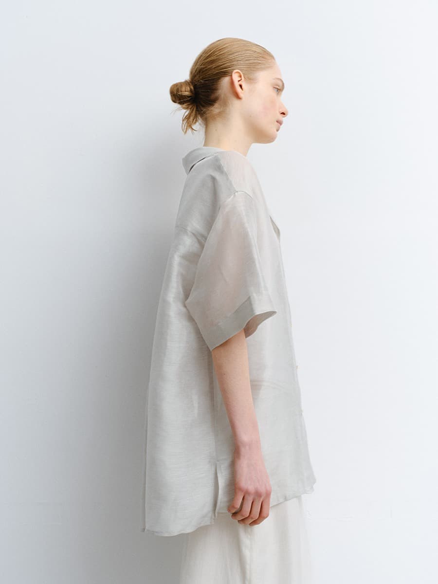 TVR SHEER SILK SHIRT JACKET_MINT — vue 7