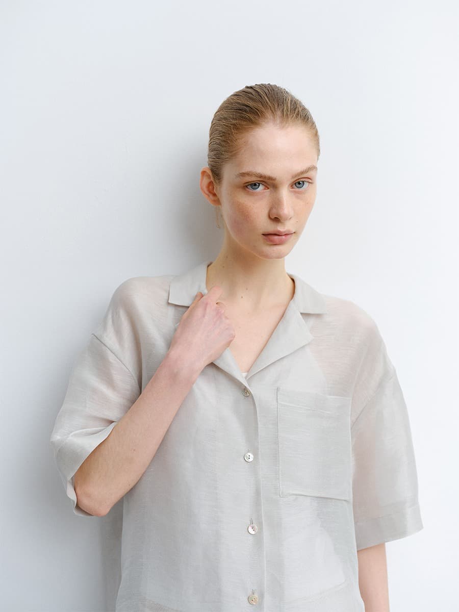 TVR SHEER SILK SHIRT JACKET_MINT — vue 10