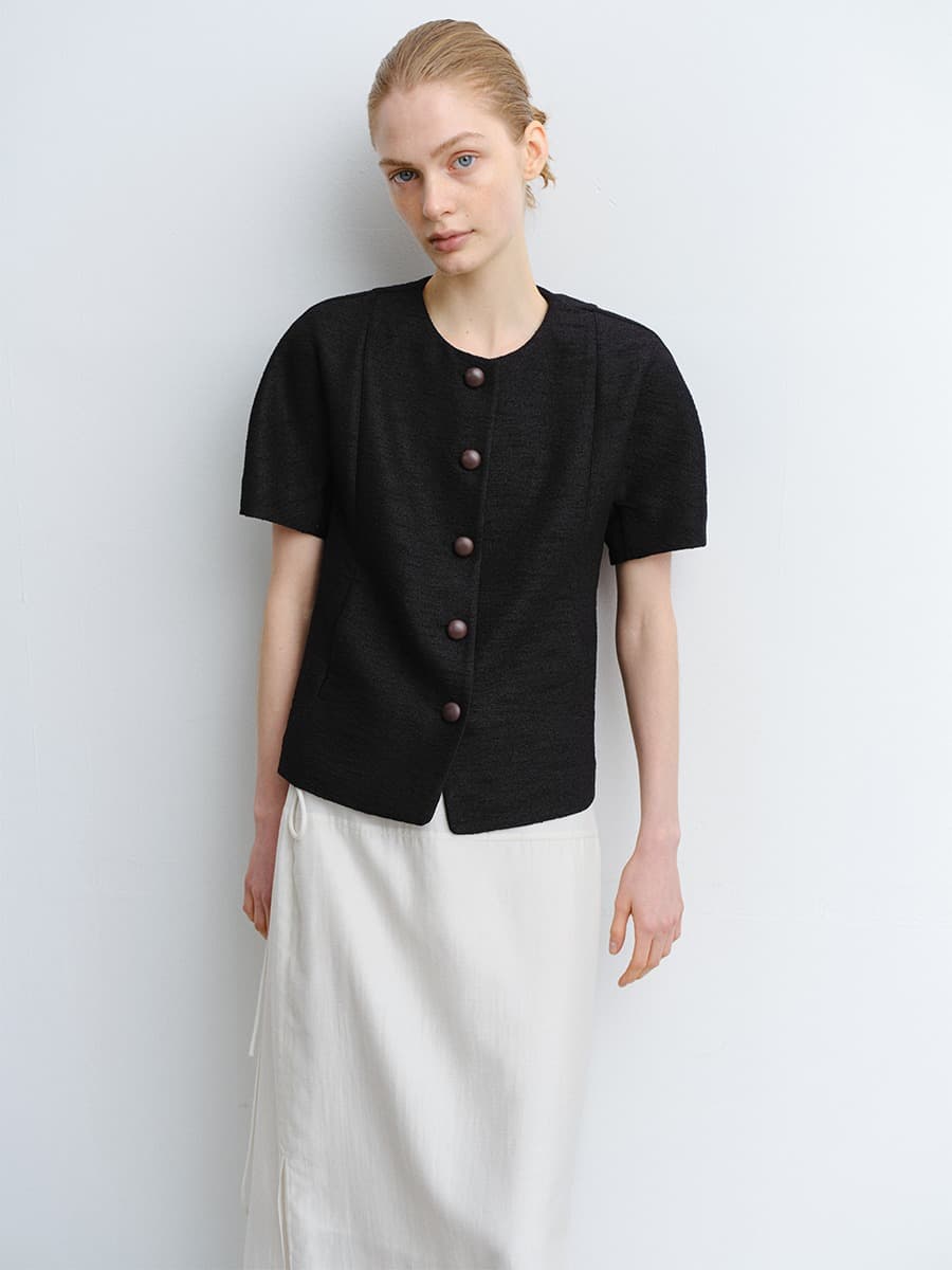 TVR BALLOON SLEEVE BLAZER_BLACK — vue 6