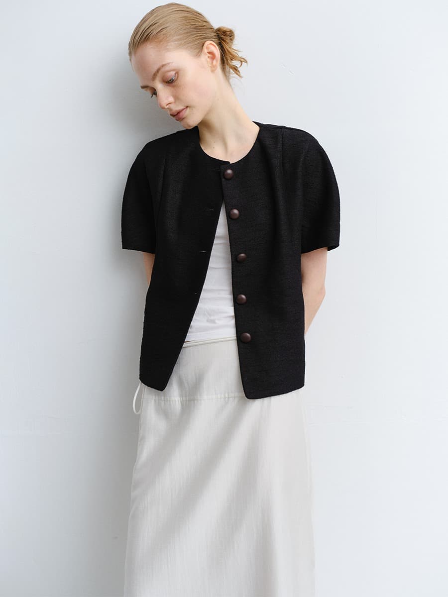 TVR BALLOON SLEEVE BLAZER_BLACK — vue 8