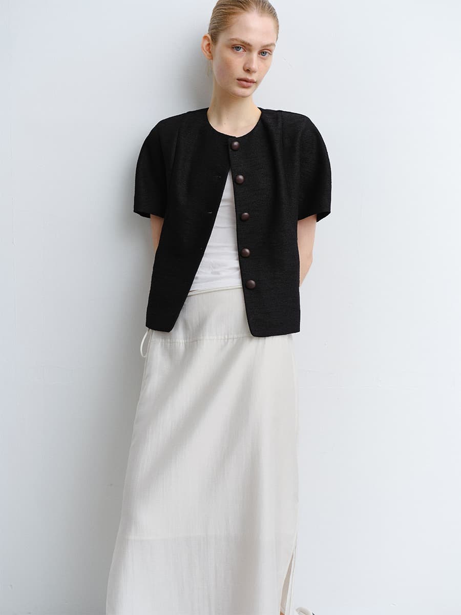 TVR BALLOON SLEEVE BLAZER_BLACK — vue 9