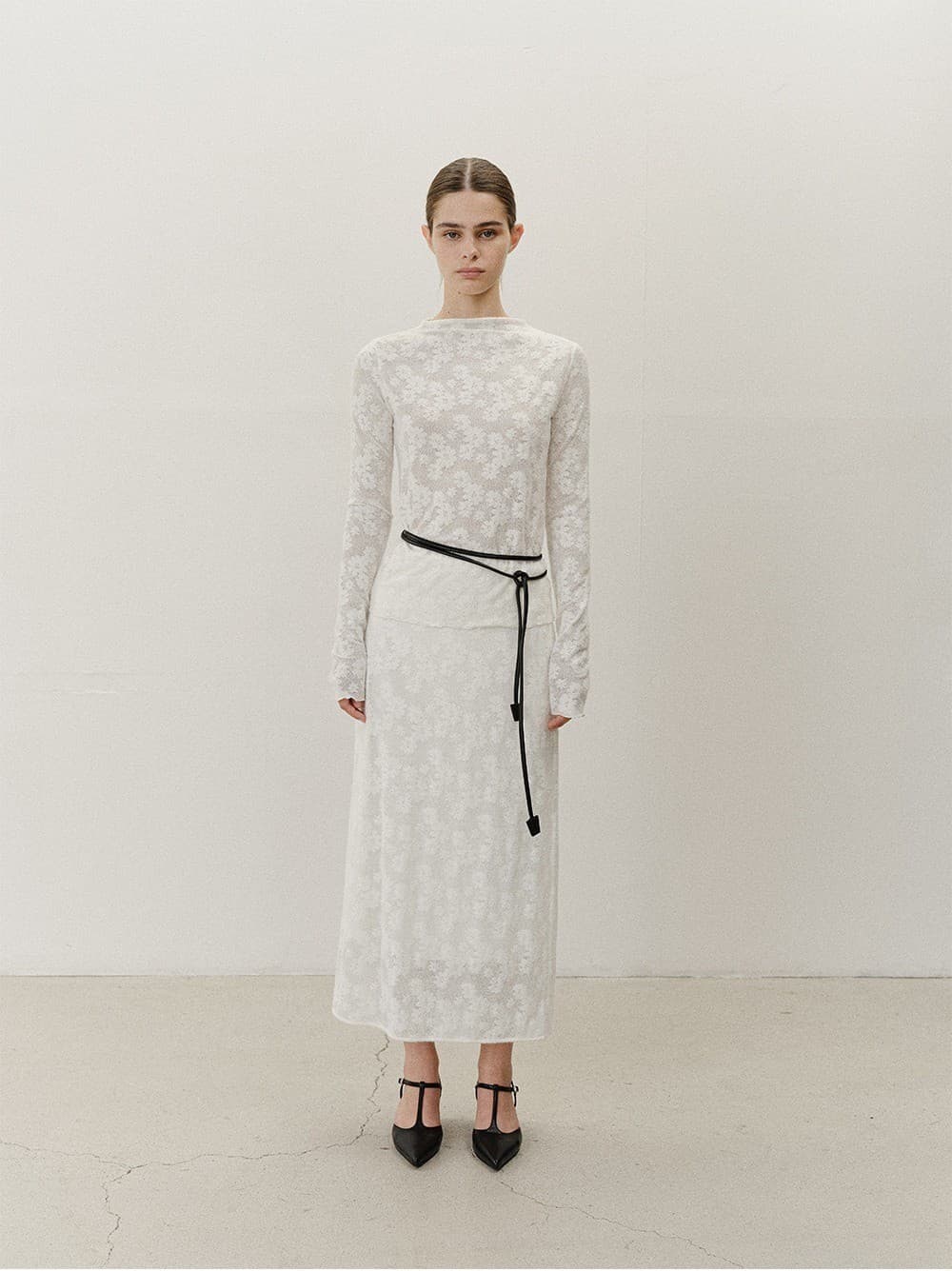 TVF LACE LAYERED SKIRT_WHITE — vue 7
