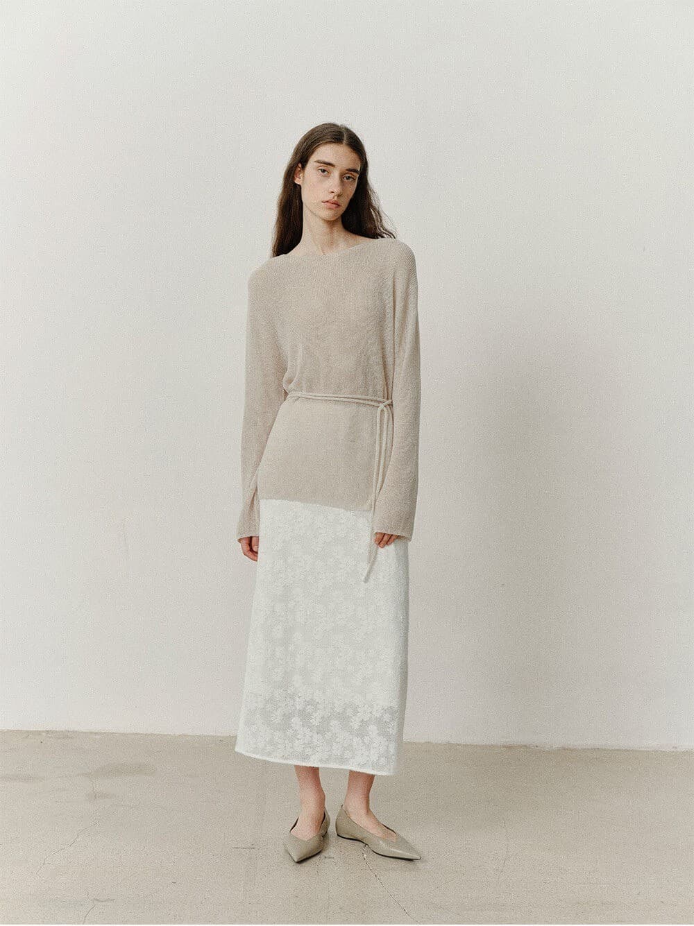 TVF LOOSE FIT STRING ALPACA KNIT TOP_OATMEAL — vue 7