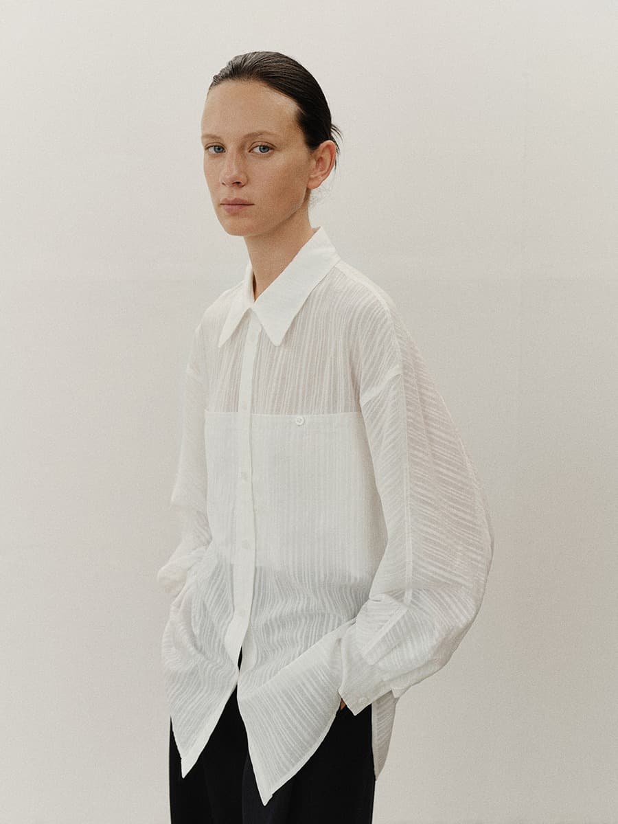 TVF POCKET OVERFIT SHIRT_WHITE — vue 5