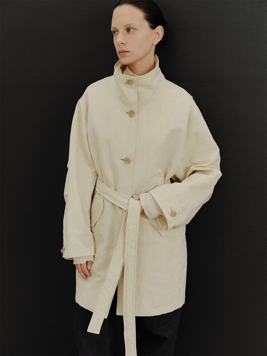 TVF OVERSIZED TRENCH JUMPER_IVORY — vue 4