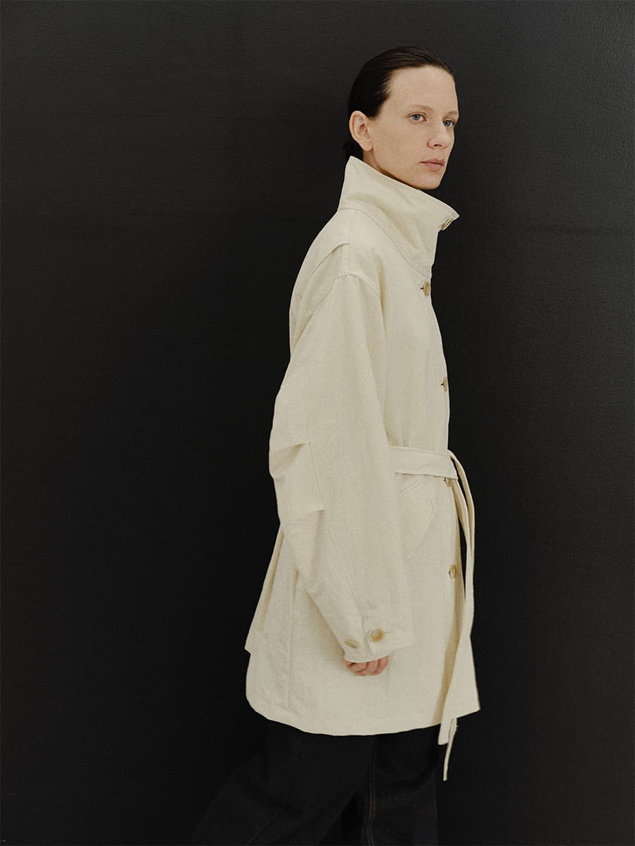 TVF OVERSIZED TRENCH JUMPER_IVORY — vue 5