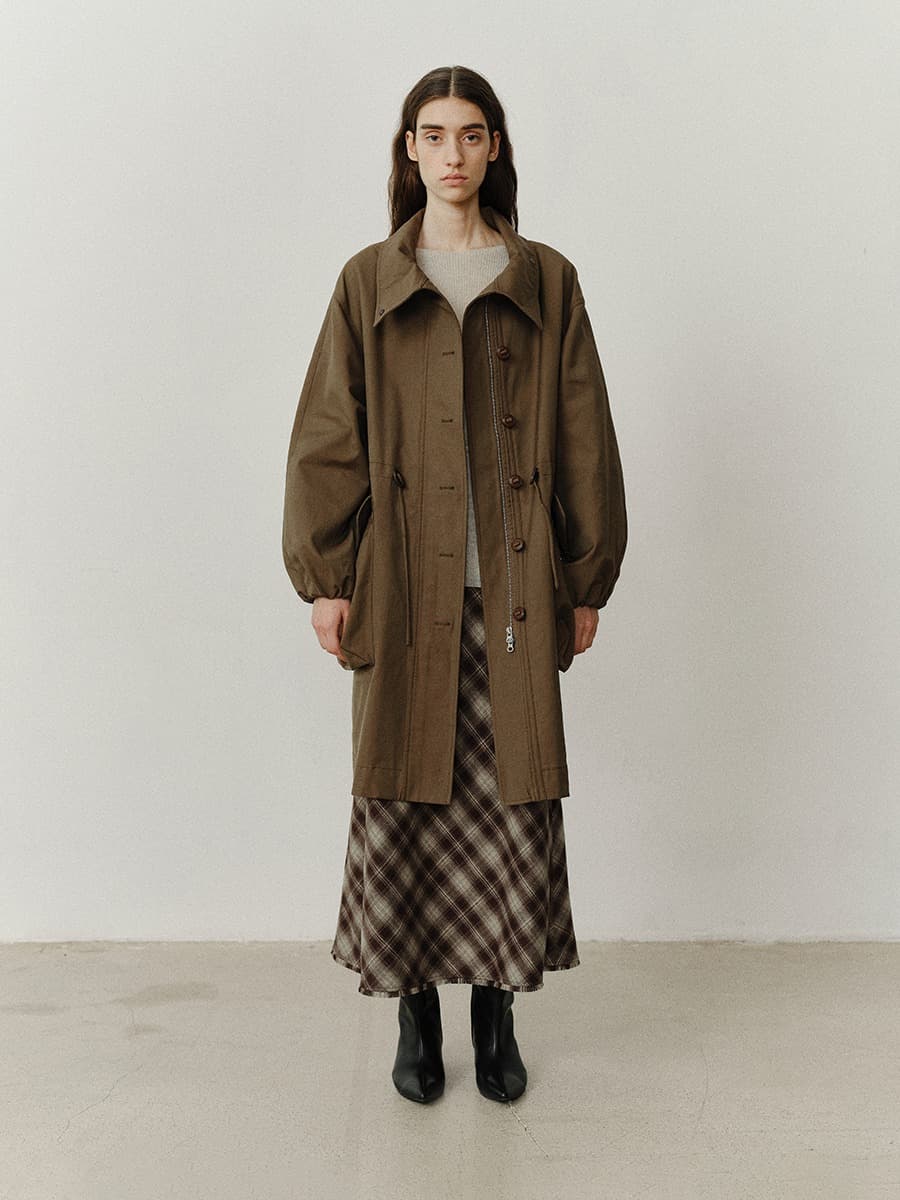 TVF HIGH NECK SAFARI JUMPER_BROWN — vue 2