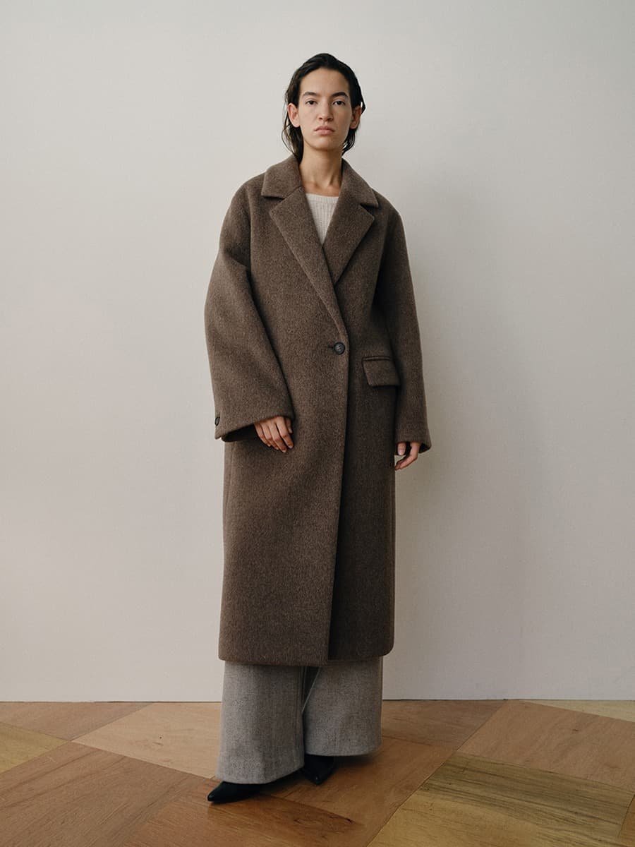 TVW ALPACA DOUBLE LONG COAT_BROWN — vue 3