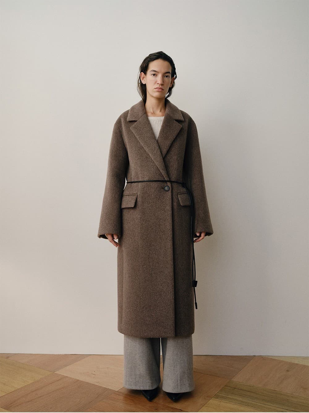TVW ALPACA DOUBLE LONG COAT_BROWN — vue 7
