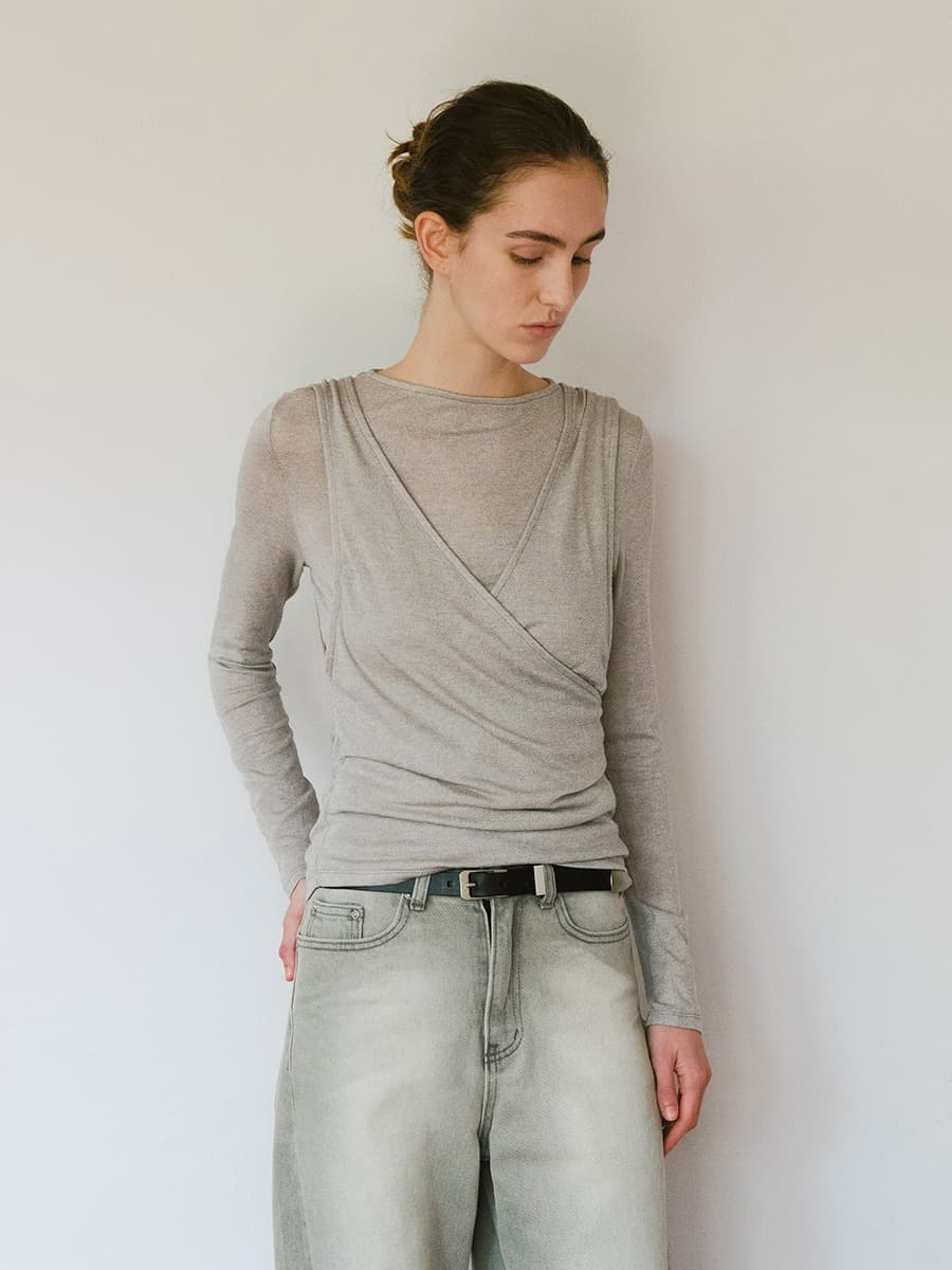 TVW DRAPED LAYER TOP_L-GREY — vue 2