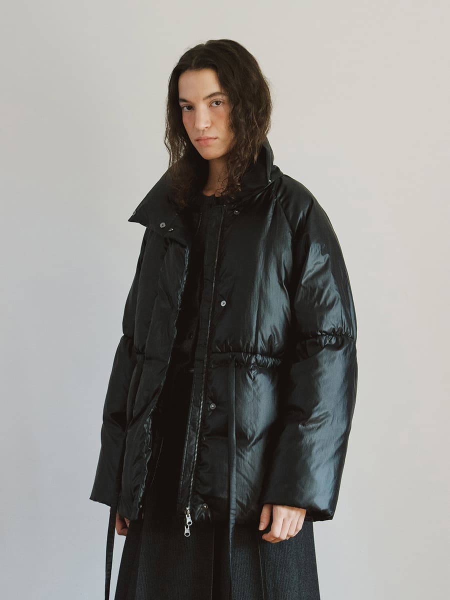 TVW HIGH NECK COLLAR GOOSE DOWN_BLACK — vue 5