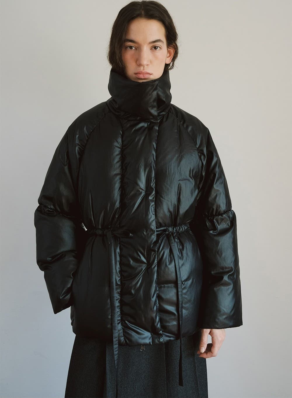 TVW HIGH NECK COLLAR GOOSE DOWN_BLACK — vue 6