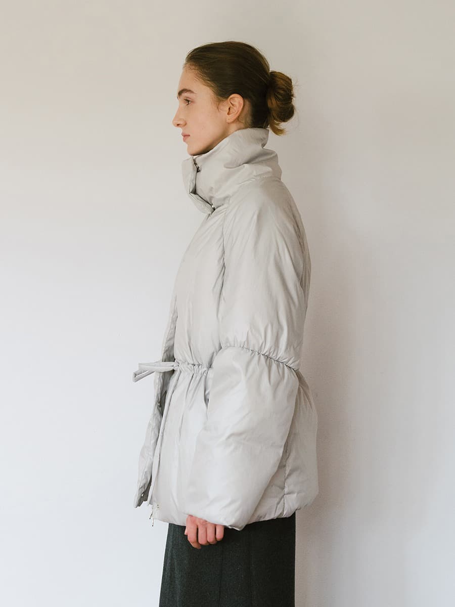 TVW HIGH NECK COLLAR GOOSE DOWN_GREY — vue 3