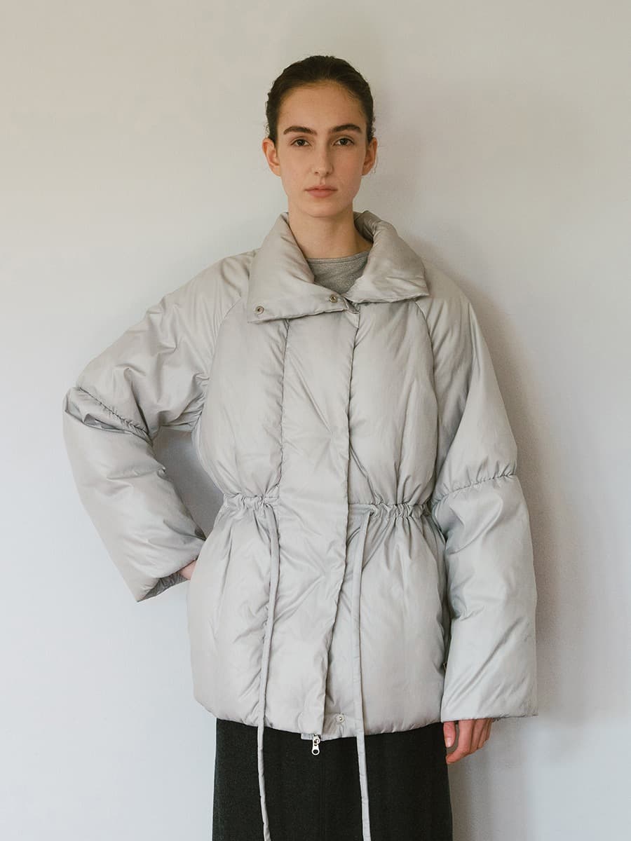 TVW HIGH NECK COLLAR GOOSE DOWN_GREY — vue 5