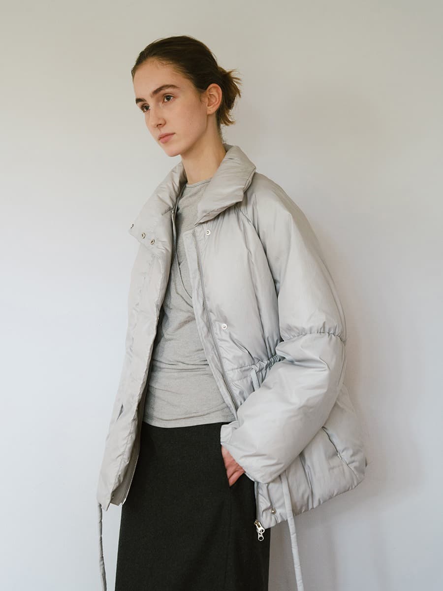 TVW HIGH NECK COLLAR GOOSE DOWN_GREY — vue 6