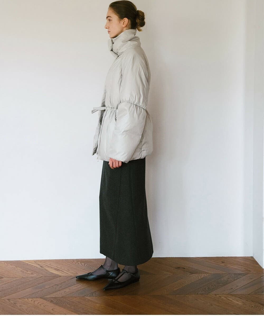 TVW HIGH NECK COLLAR GOOSE DOWN_GREY — vue 11