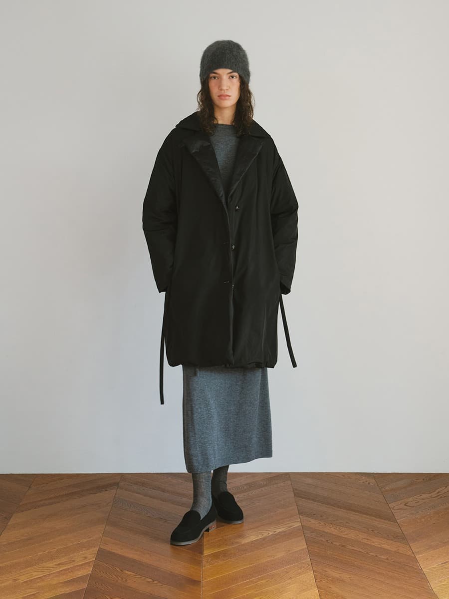 TVW REVERSIBLE GOOSE DOWN COAT_BLACK — vue 2