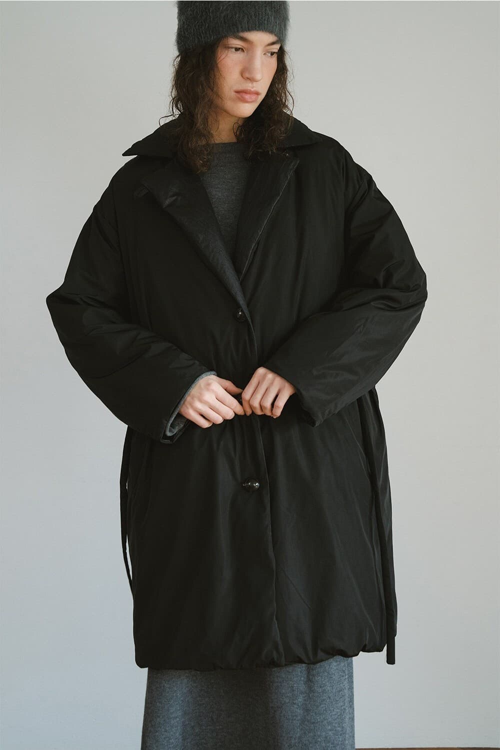 TVW REVERSIBLE GOOSE DOWN COAT_BLACK — vue 9