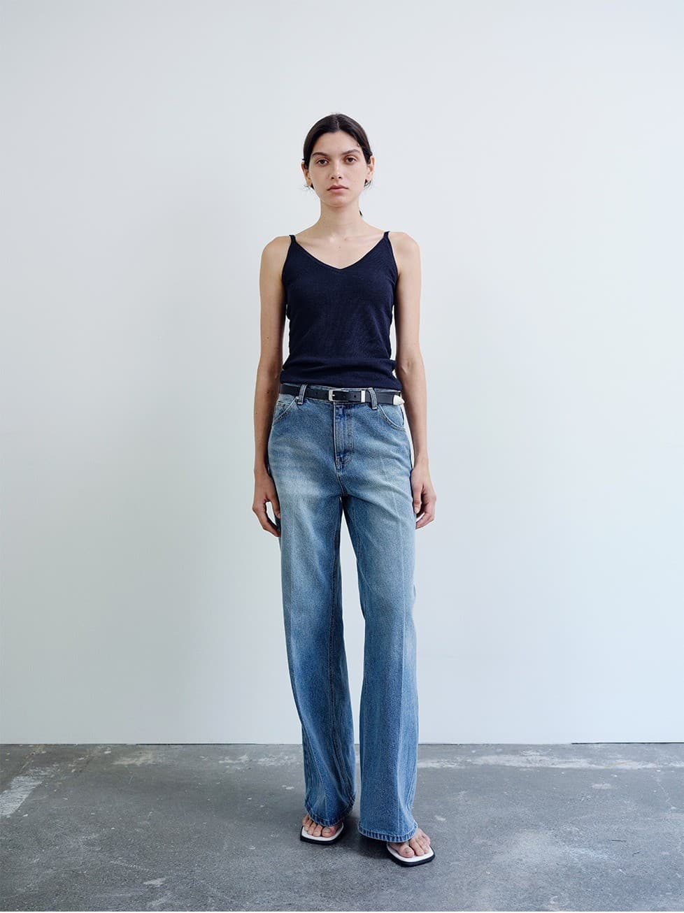 TIS SEMI WIDE FLARE DENIM_BLUE — vue 7
