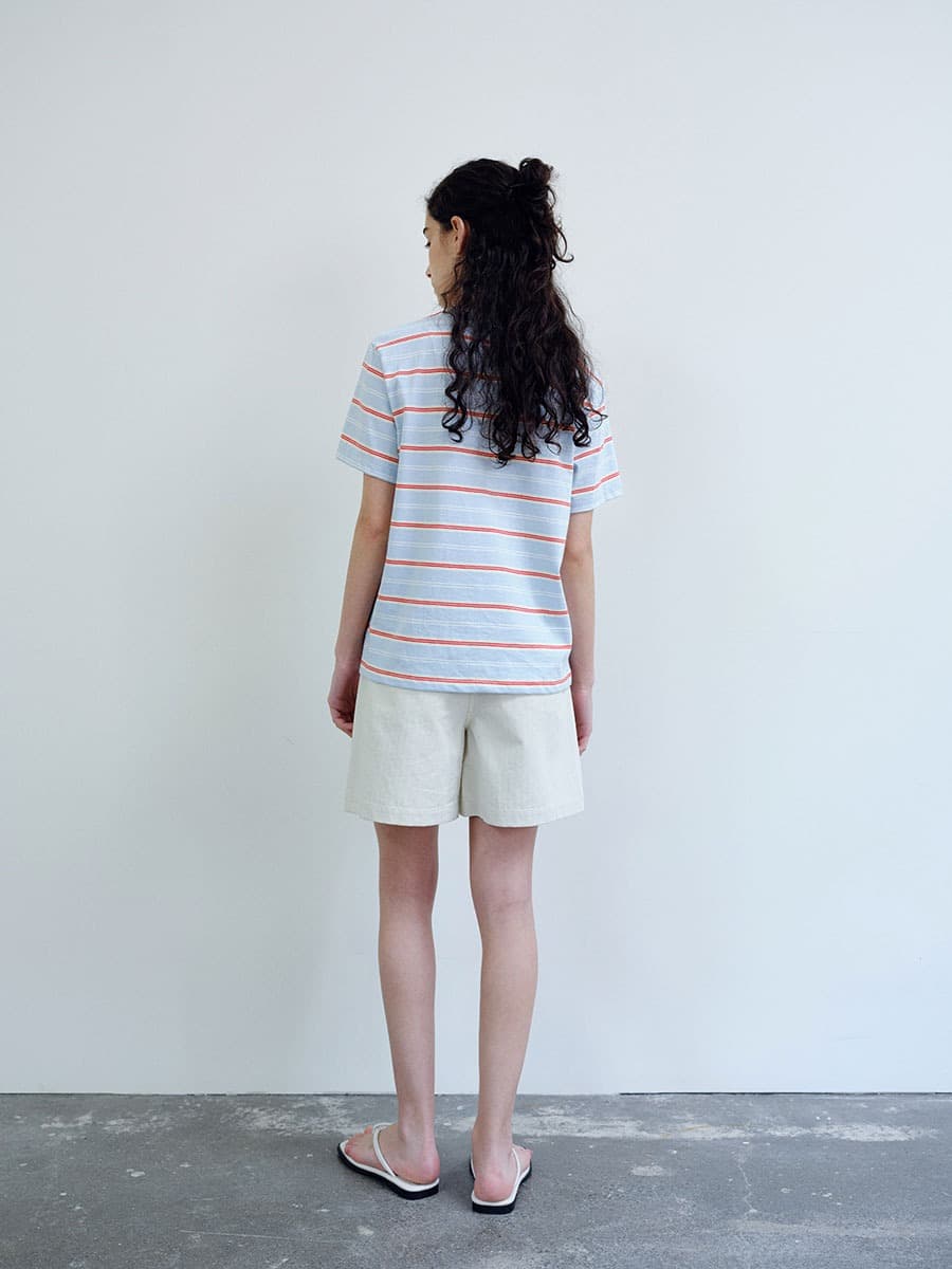 TIS CLASSIC COTTON SHORT PANTS_IVORY — vue 3
