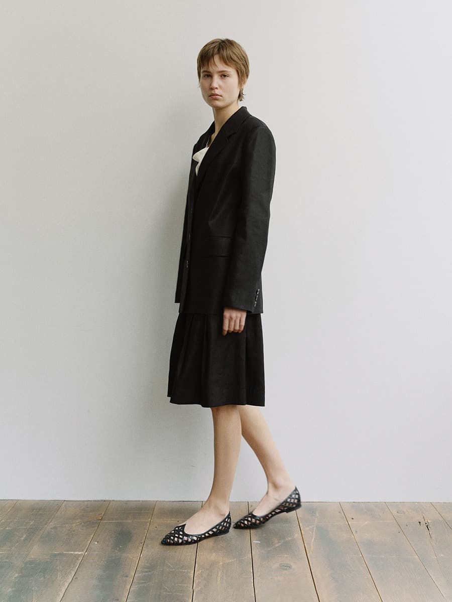TIS WIDE BERMUDA TROUSERS_BLACK — vue 7