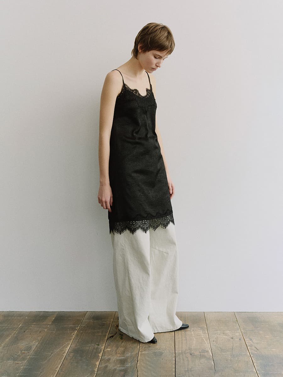 TIS CURVED COTTON PANTS_IVORY — vue 7