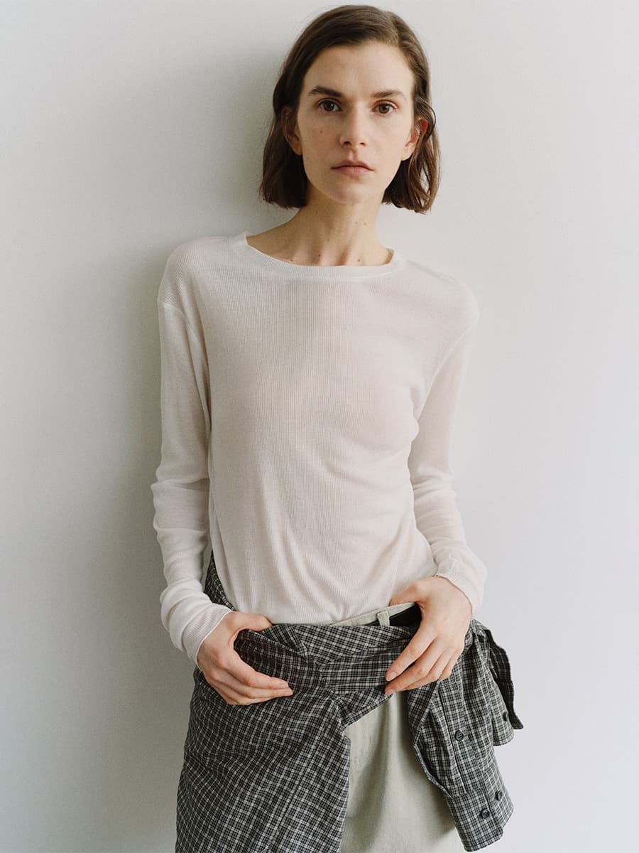 TIS RIB SLIM TOP_IVORY — vue 3