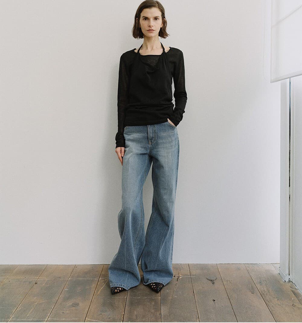 TIS HALTER LAYERED KNIT TOP_BLACK — vue 10