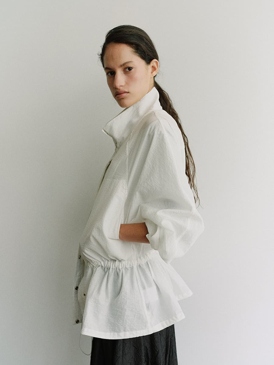TIS AERO-SHEER RAGLAN WIND BREAKER_WHITE — vue 5