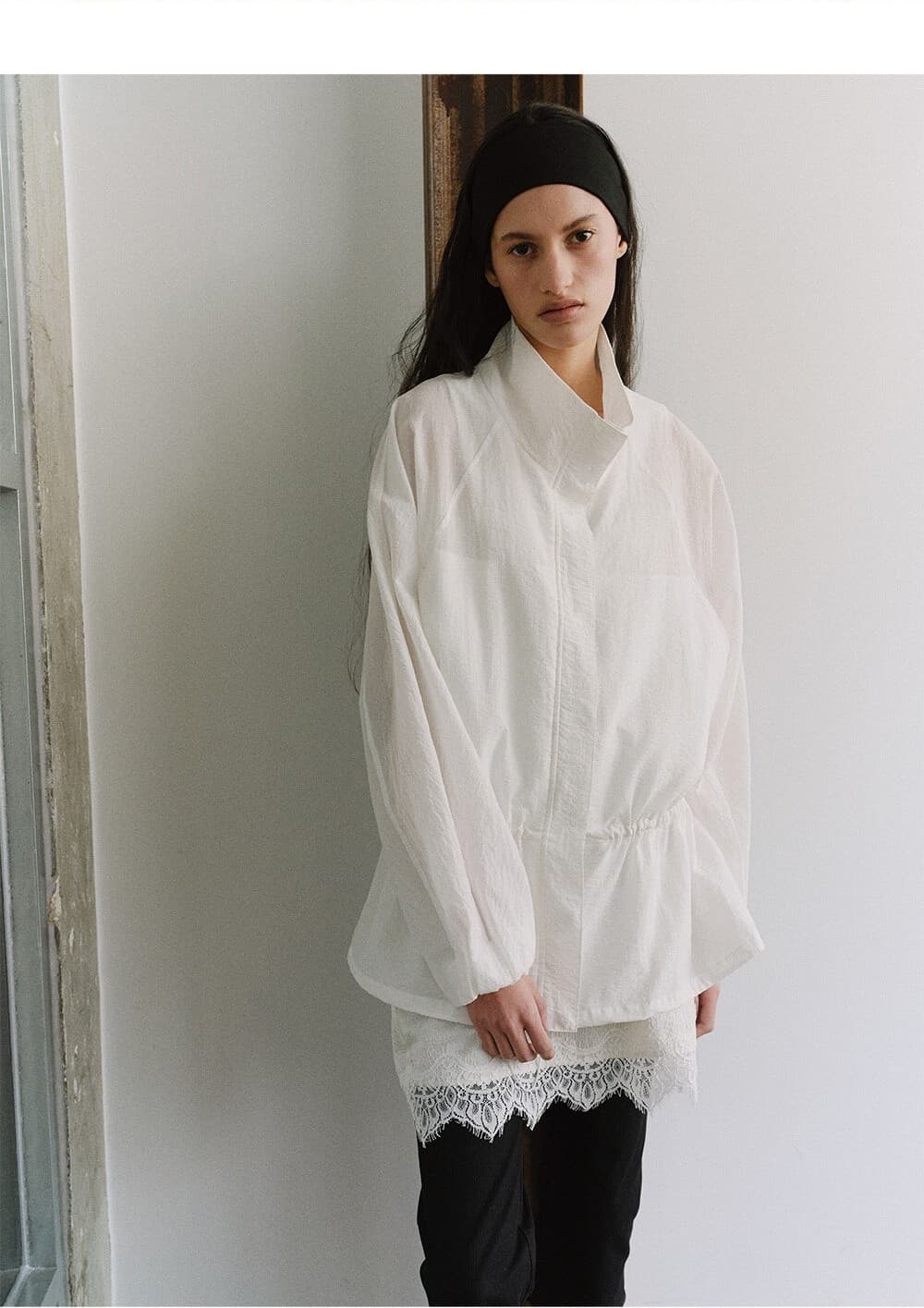 TIS AERO-SHEER RAGLAN WIND BREAKER_WHITE — vue 11