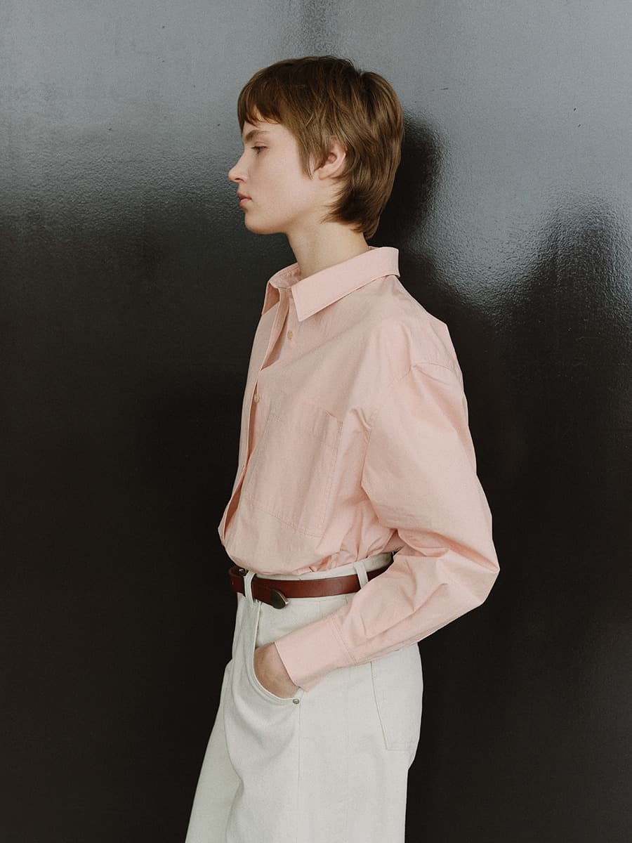 TFF OVER FIT POCKET SHIRT_PINK — vue 8