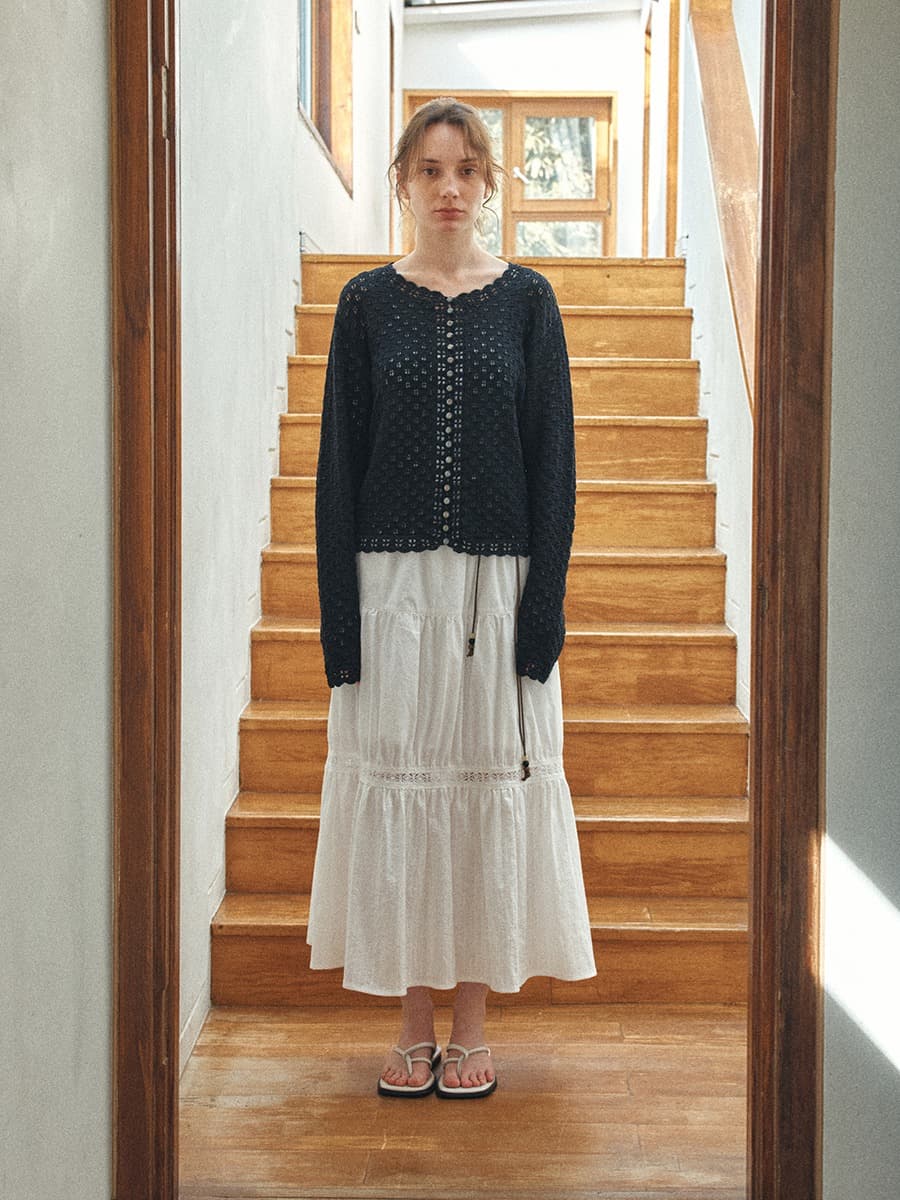 TIS LACE TIERED SKIRT_WHITE — vue 6