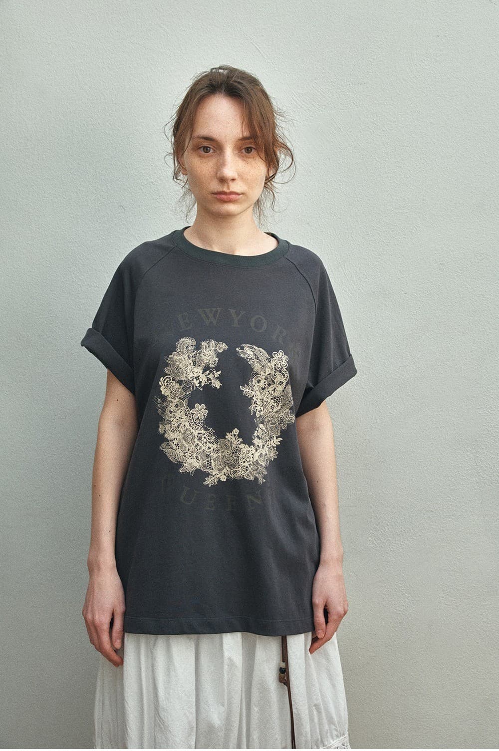 TIR LACE GRAPHIC ART TOP_CHARCOAL — vue 10