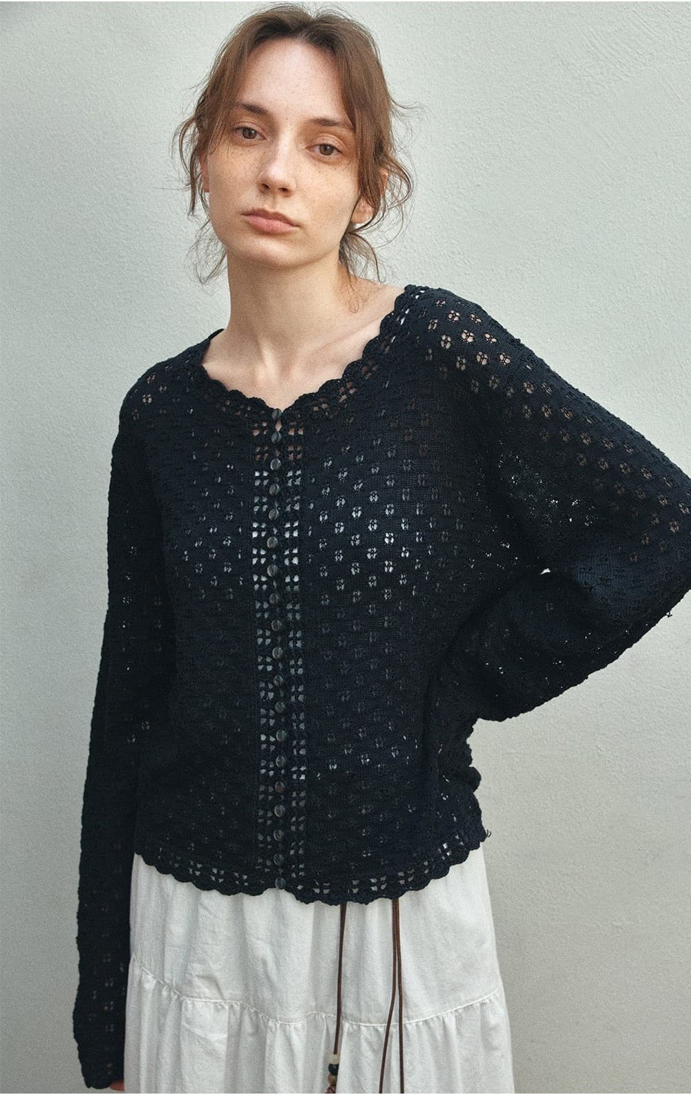 TIS SKASHI KNIT CARDIGAN_NAVY — vue 9