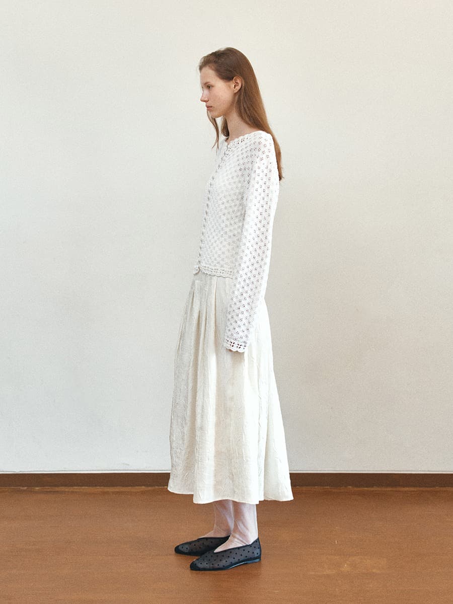 TIS SKASHI KNIT CARDIGAN_IVORY — vue 8