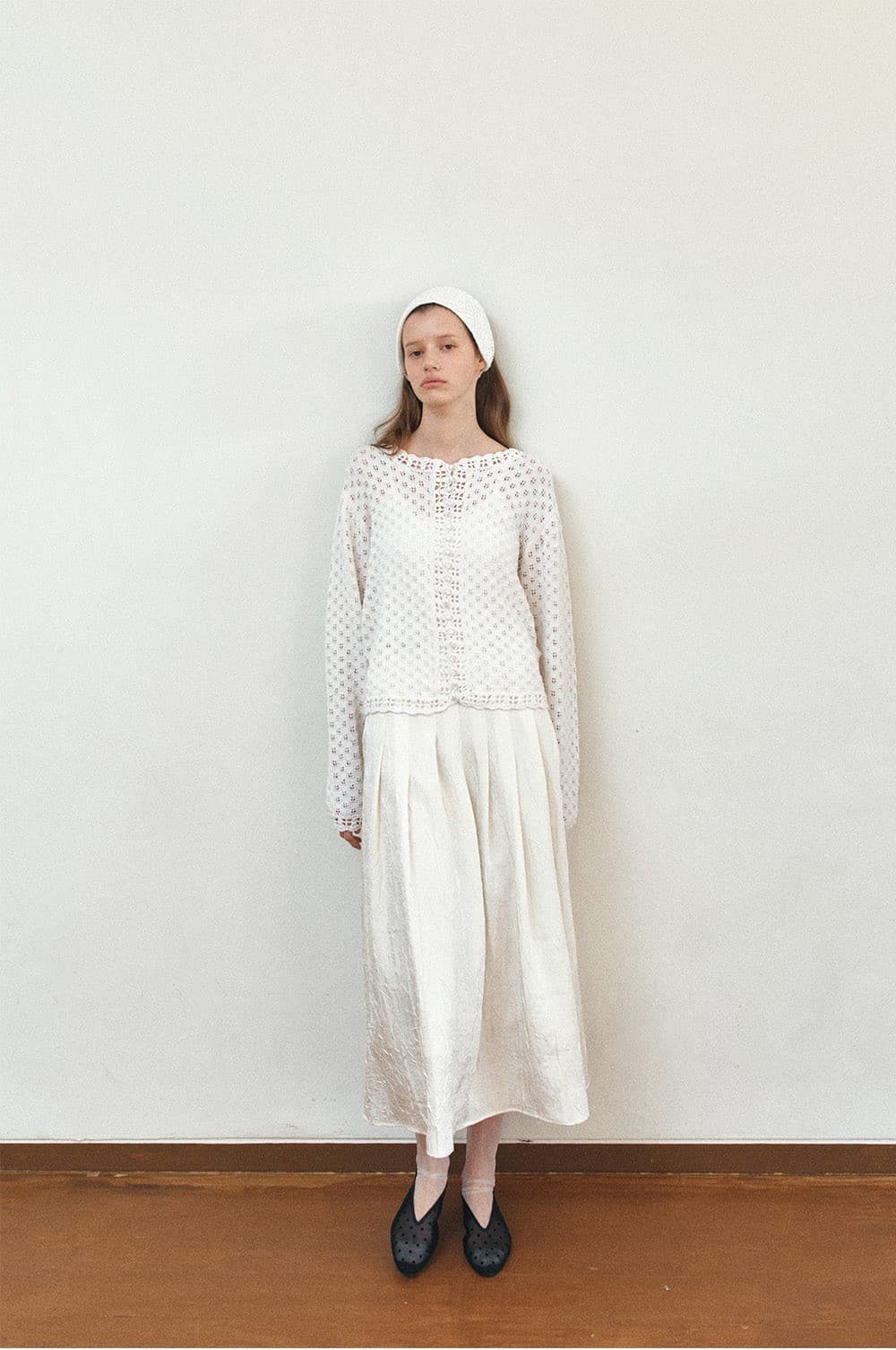 TIS SKASHI KNIT CARDIGAN_IVORY — vue 9