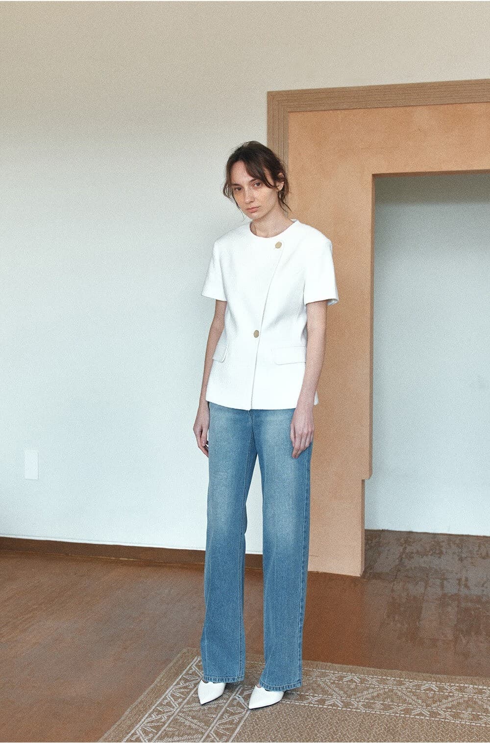 TIR ROUND NECK TWEED JACKET_IVORY — vue 10