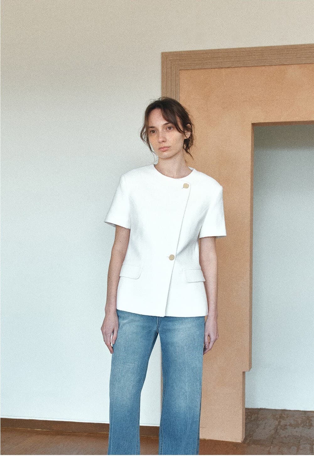 TIR ROUND NECK TWEED JACKET_IVORY — vue 11