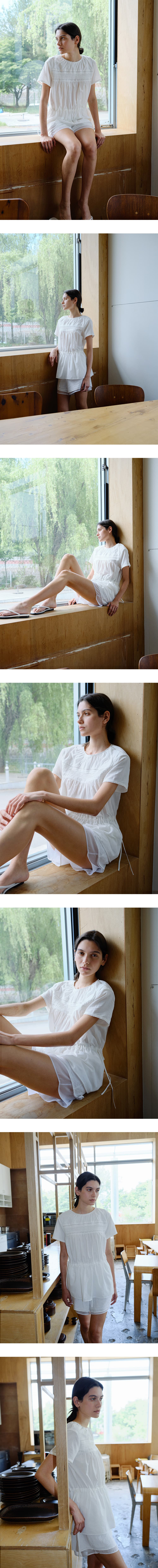 TIR PINTUCK LACE STRING BLOUSE_WHITE — vue 12