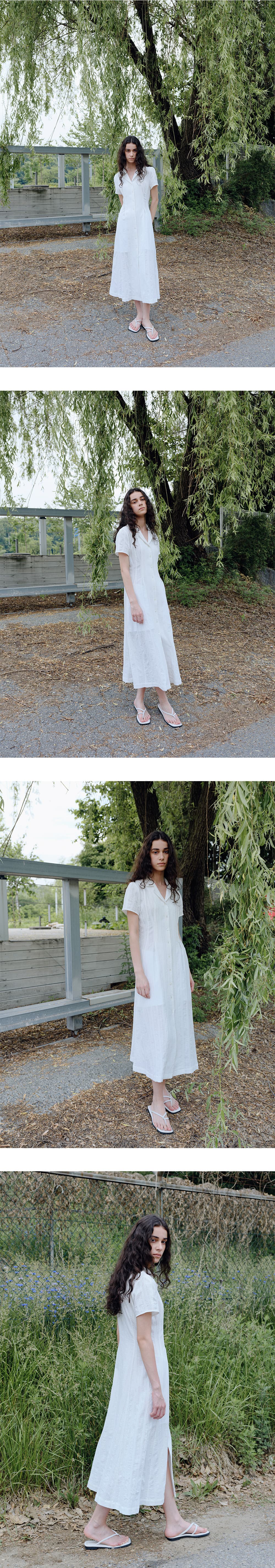 TIR OPEN COLLAR SHIRT DRESS_WHITE — vue 12