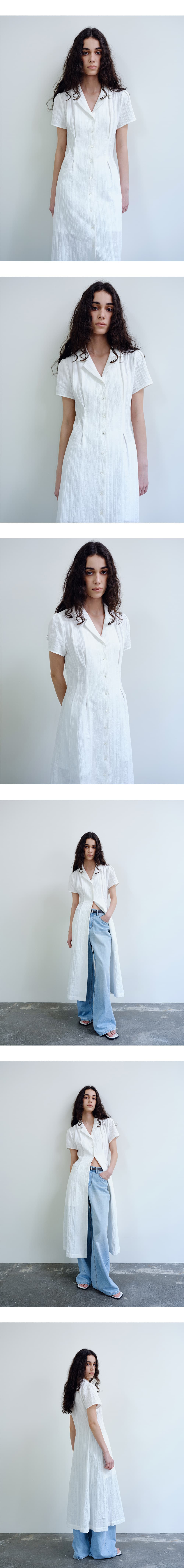 TIR OPEN COLLAR SHIRT DRESS_WHITE — vue 15