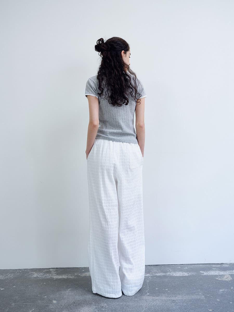 TIR FLORAL LACE T-SHIRT_GREY — vue 6